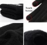 Зимни черни мъжки плетени ръкавици ., снимка 5