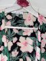 Страхотна елегантна риза наметка туника цветя флорален десен , снимка 4