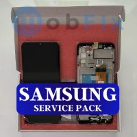 Оригинален дисплей с тъч скрийн за Samsung A03s, A037F / Service Pack , снимка 2 - Резервни части за телефони - 40493353