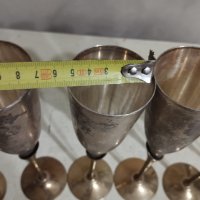 шест метални чаши комплект, снимка 3 - Други ценни предмети - 44261432