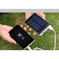 Соларна външна батерия 10000mAh с 20LED диода за презареждане и осветяване, снимка 5 - Външни батерии - 30919022
