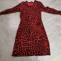 DESIGUAL мини рокля с леопардов принт L XL Обяви, снимка 4 - Рокли - 44932479