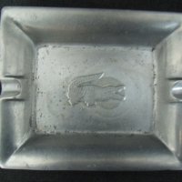 № 6684 стар метален пепелник - Z collection  - размер 18 / 15 / 3 см, снимка 4 - Други ценни предмети - 38957843