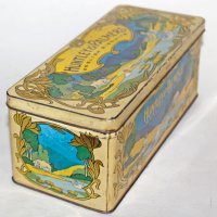 Стара Арт Деко ламаринена кутия Huntley & Palmers от бисквити, снимка 7 - Колекции - 40510970