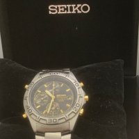 Seiko ALARM Titanium Chronograph Бартер, снимка 9 - Мъжки - 42788312