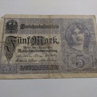 Райх банкнота - Германия - 5 марки / 1917 година- 17952, снимка 6 - Нумизматика и бонистика - 31019905