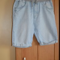 Дънкови макси дамски къси светло сини панталони, снимка 1 - Къси панталони и бермуди - 42322512