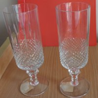 Кристални чаши за шампанско, безалкохолно, снимка 2 - Сервизи - 42624559