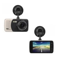 Видеорегистратор/камера D120 HD за автомобил, записваща с вграден микрофон, екран 4" 3MPx, снимка 1 - Аксесоари и консумативи - 42384378