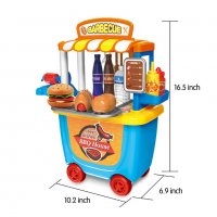 Детска количка за игра ФАСТ Фуд в комплект с аксесоари, снимка 10 - Образователни игри - 29720935
