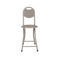 Метална табуретка/ стол, с облегалка, сгъваем стол, 30x40см, снимка 3 - Столове - 42414613