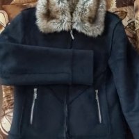 Дамско палто с пух, снимка 2 - Палта, манта - 37568324
