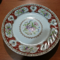 Стар български порцелан чинии , снимка 8 - Антикварни и старинни предмети - 44783997