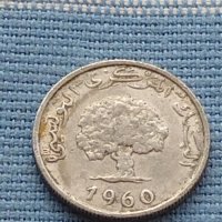 Две монети 1 millimes 1960г. Тунис/ 1 цент 1982г. Африка за КОЛЕКЦИОНЕРИ 41215, снимка 5 - Нумизматика и бонистика - 42788197