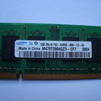 Памет за лаптоп DDR2 1GB PC2-6400 Samsung (втора употреба), снимка 2 - Части за лаптопи - 40742014