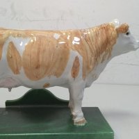 Керамична крава, снимка 6 - Антикварни и старинни предмети - 34535059