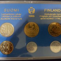 Финландия 1986 - Комплектен сет, снимка 1 - Нумизматика и бонистика - 37792465