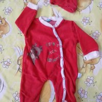 Ново! Коледен костюм за бебе - 3-6 месеца , снимка 1 - Комплекти за бебе - 31219957