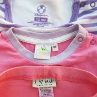 Тениски и клин за момиче 9-12 месеца, снимка 6 - Комплекти за бебе - 31765999