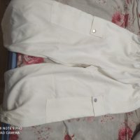 Бял комплект с блуза и панталон, снимка 9 - Комплекти - 39193883