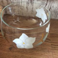 Стъклена ваза-купа, снимка 1 - Вази - 31912515