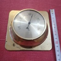 Стар месингов термометър. , снимка 2 - Антикварни и старинни предмети - 33962385