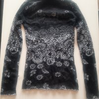 Прозрачна блуза от тюл, снимка 1 - Блузи с дълъг ръкав и пуловери - 37283160