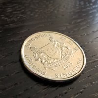 Mонета - Сингапур - 20 цента | 2013г., снимка 2 - Нумизматика и бонистика - 30464414