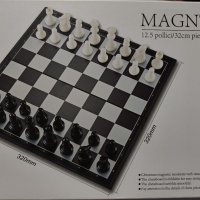 Магнитен сгъваем комплект за шах. , снимка 1 - Образователни игри - 44418465