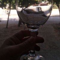 Стъклени ретро чаши, снимка 4 - Чаши - 34119318