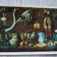 Колекционерски руски картички - картини живопис, снимка 10 - Колекции - 38184384