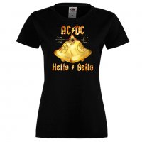 Разпродажба! Дамска тениска HELLS BELLS 2, снимка 1 - Тениски - 32207183