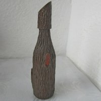бутилка покрита с дърво, снимка 1 - Други ценни предмети - 31006166