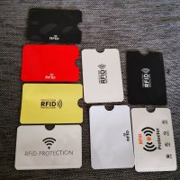 Различни цветове RFID протектор за безконтактни карти Защита карти документи 