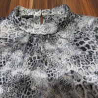 КОПРИНЕНА БЛУЗА С КЪС РЪКАВ ЗА МОМИЧЕ, снимка 3 - Блузи с дълъг ръкав и пуловери - 42049537