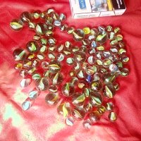 Сто стари сирийски стъклени топчета , снимка 3 - Колекции - 42279071