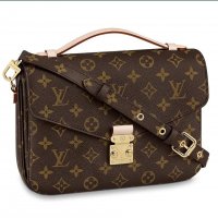 Кафява чанта Louis Vuitton Pochette код SG107, снимка 1 - Чанти - 38469264