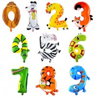 Фолиеви балони цифри - разнообразие и високо качество., снимка 3 - Надуваеми играчки - 29443691