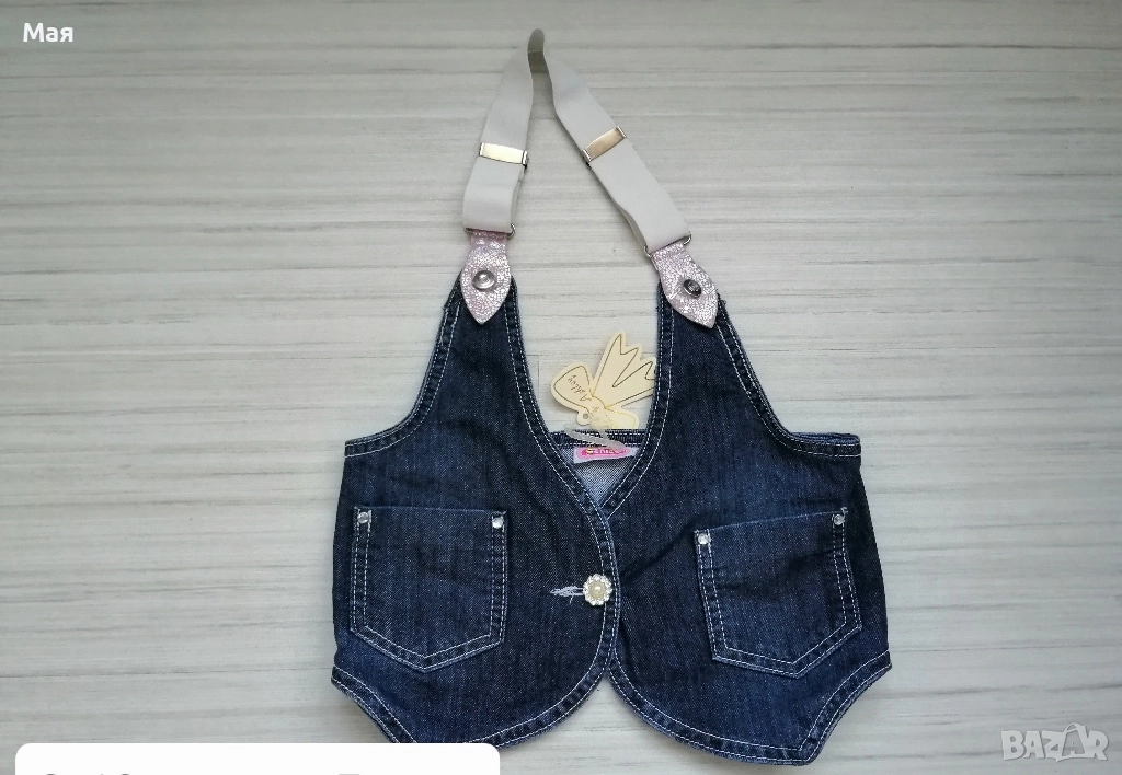 6 лева ново дънково елече на Venice за 8-10 години. , снимка 1