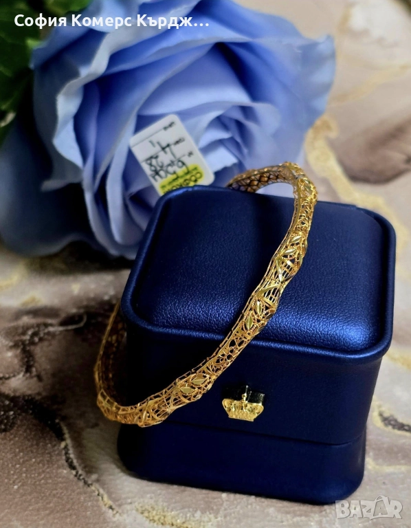 ⚠️ПРОМОЦИЯ!!!⚠️ 📿ЗЛАТНА ГРИВНА ⚖️ 4,28 гр./14 карата, снимка 1