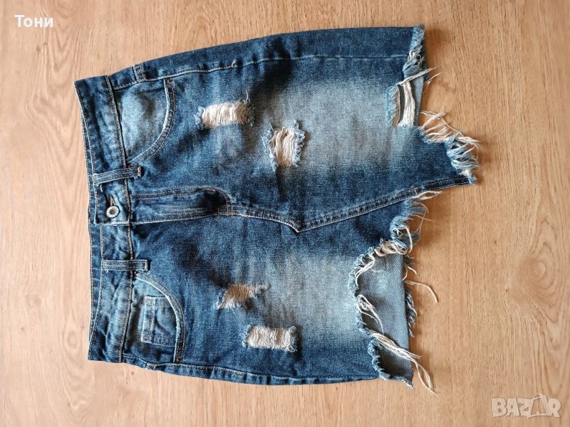 Дънкова пола , снимка 1