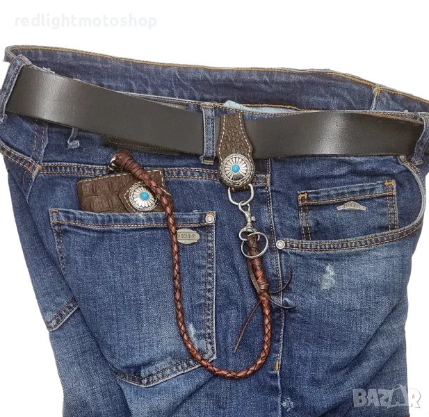 №4664 Портфейл за мотористи Ръчна изработка, снимка 1