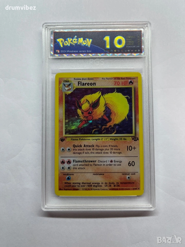 Pokemon card Flareon, снимка 1