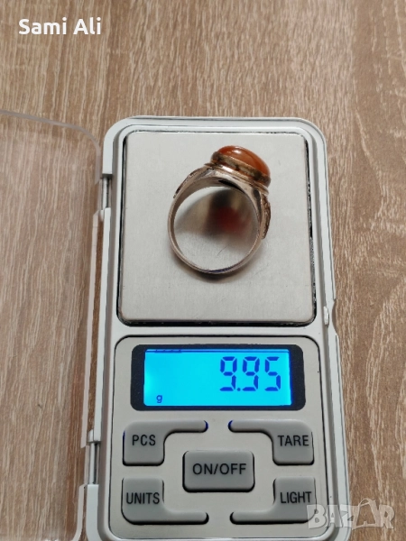 продавам пръстен сребро мъжки пак Турция идват а грама 10 лв, снимка 1