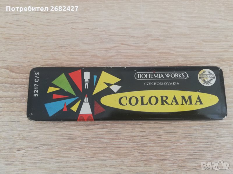 COLORAMA BOHEMIA Works 5217/C/S  - Set of 5Mechanical Pencil TIN BOX  1960's, снимка 1