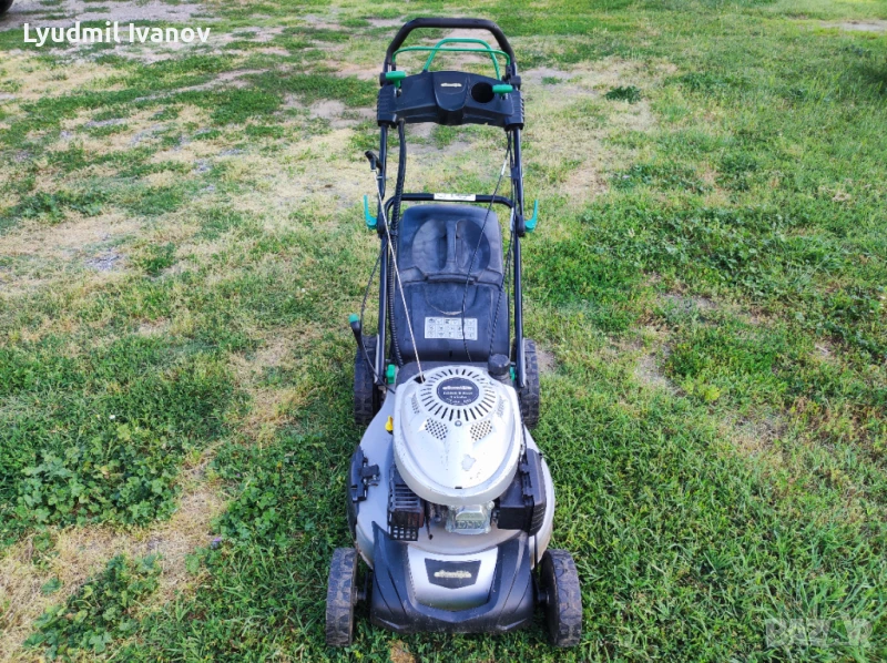 Бензинова самоходна косачка с кош, стартер, 4скорости 173cm 4t 5кс 51см 42кг 2021год, снимка 1