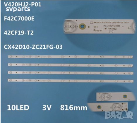 	LED Ленти за подсветка 42" CX42D10-ZC21FG-03, снимка 1