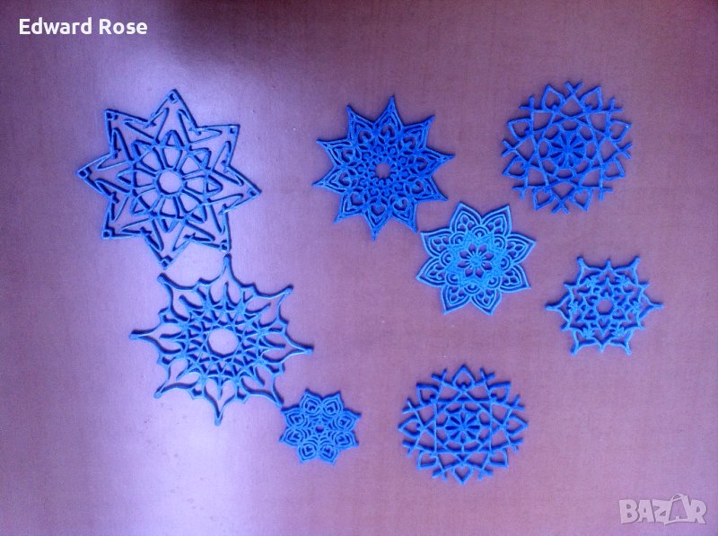 Пластмасови мандали за декорация, снимка 1