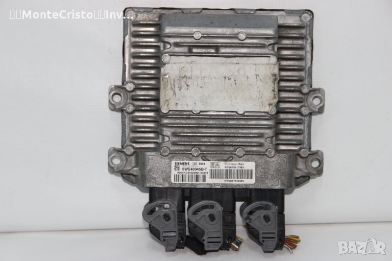 Моторен компютър ECU Peugeot 307 / 5WS40045B-T / 5WS40045BT / SW9650517980, снимка 1