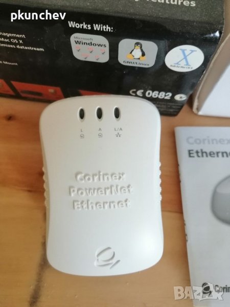 Адаптор Powerline Ethernet Corinex, снимка 1